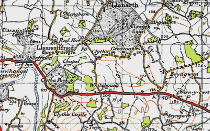 Old map of Pit in 1946
