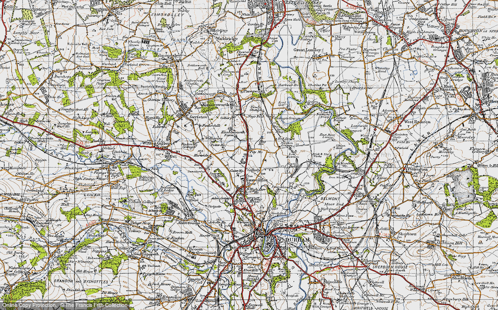 Old Map of Pity Me, 1947 in 1947