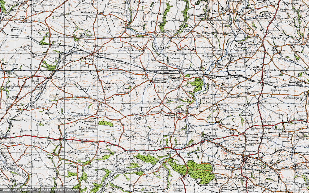 Old Map of Plain Dealings, 1946 in 1946