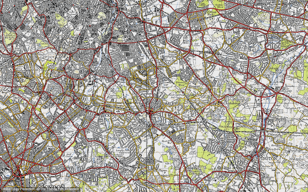 Old Map of Plaistow, 1946 in 1946