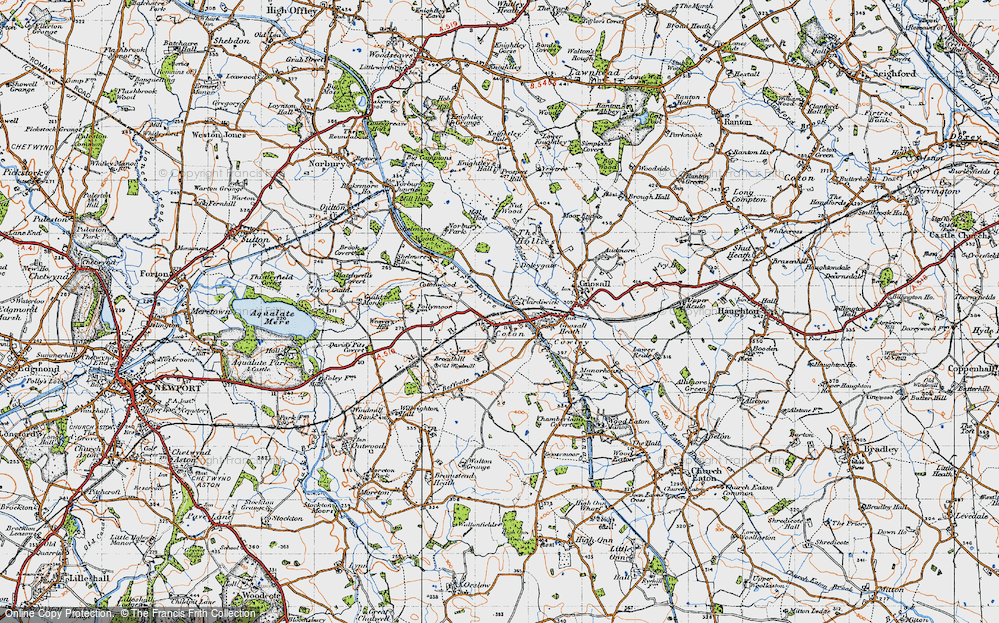 Old Map of Plardiwick, 1946 in 1946
