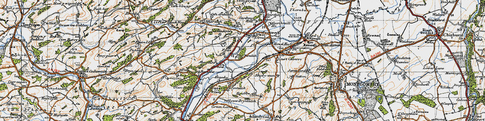 Old map of Plas Meredydd in 1947