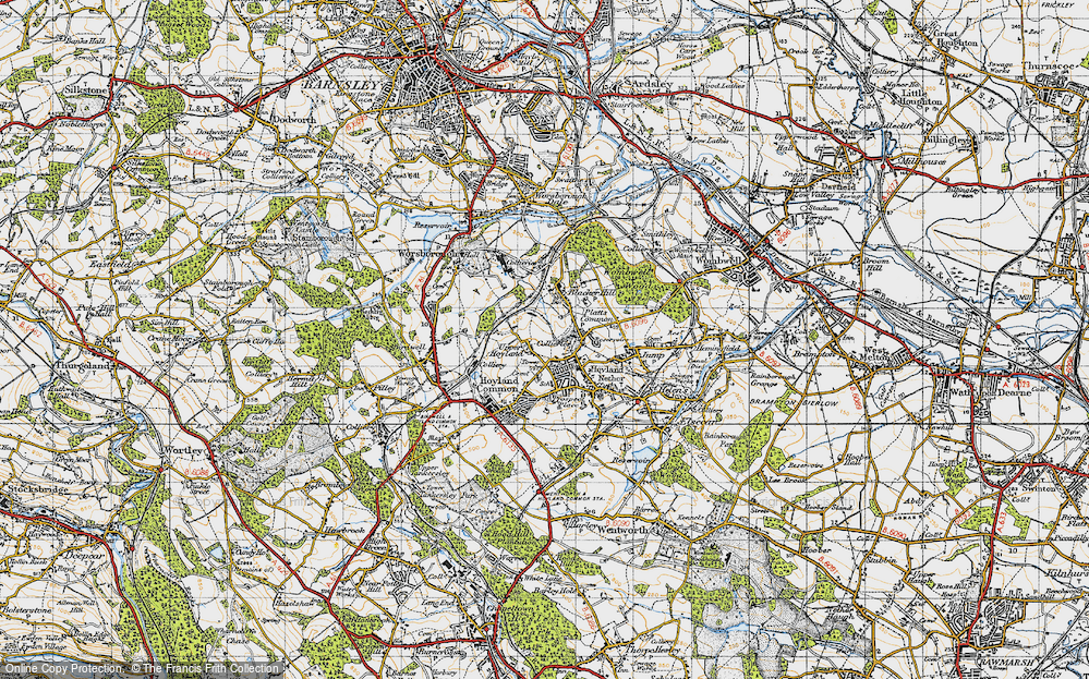 Old Map of Platts Common, 1947 in 1947