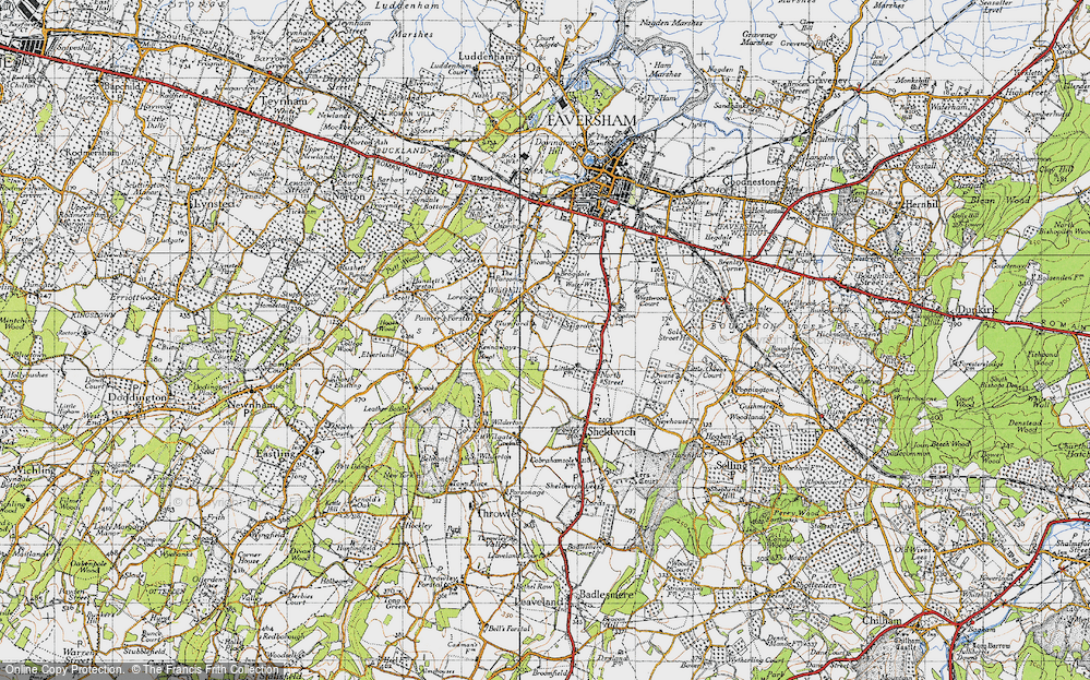 Old Map of Plumford, 1946 in 1946