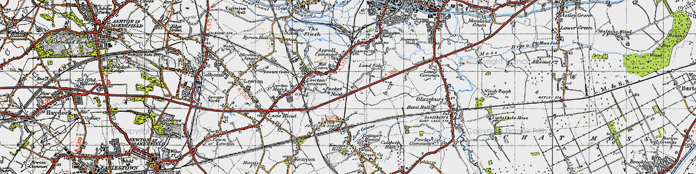 Old map of Pocket Nook in 1947
