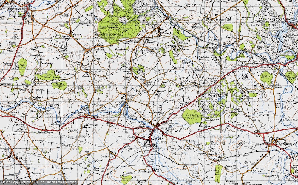 Old Map of Poffley End, 1946 in 1946