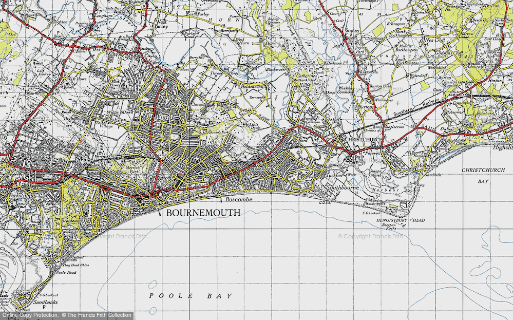 Old Map of Pokesdown, 1940 in 1940