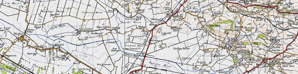 Old map of Polsham in 1946