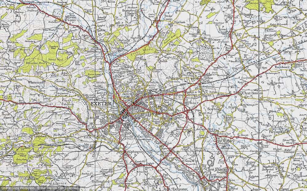 Old Map of Polsloe, 1946 in 1946