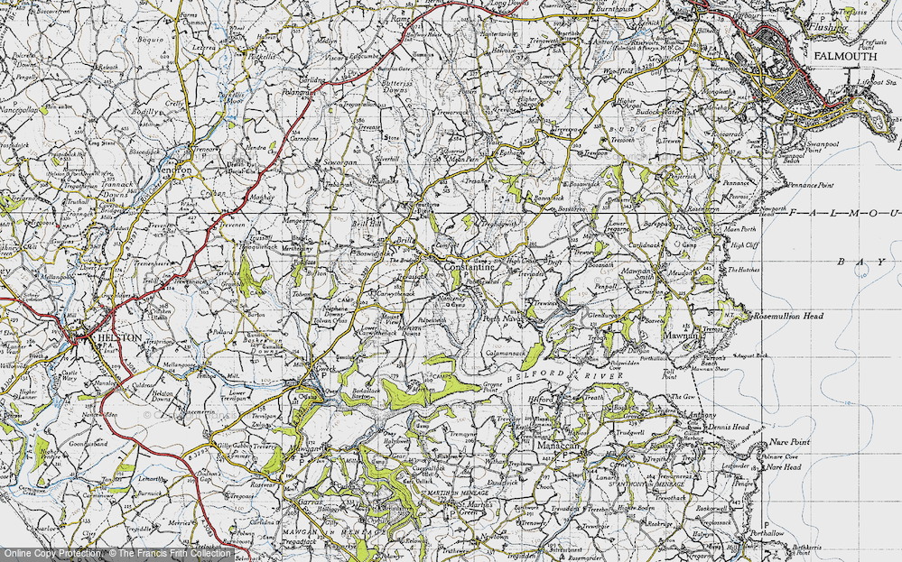 Old Map of Polwheveral, 1946 in 1946