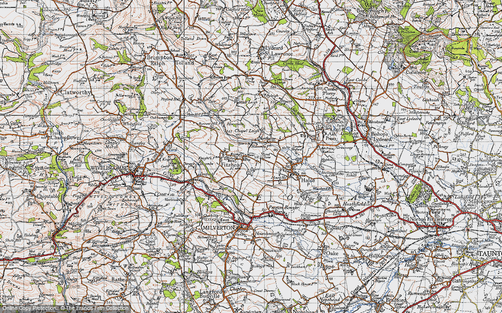 Old Map of Pond Close, 1946 in 1946