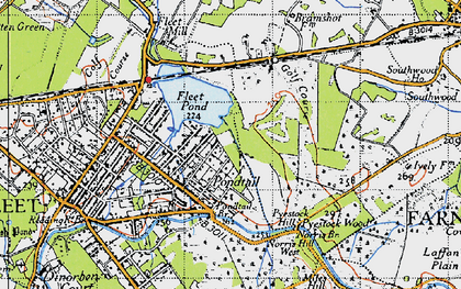 Old map of Pondtail in 1940