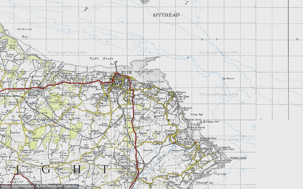 Old Map of Pondwell, 1945 in 1945