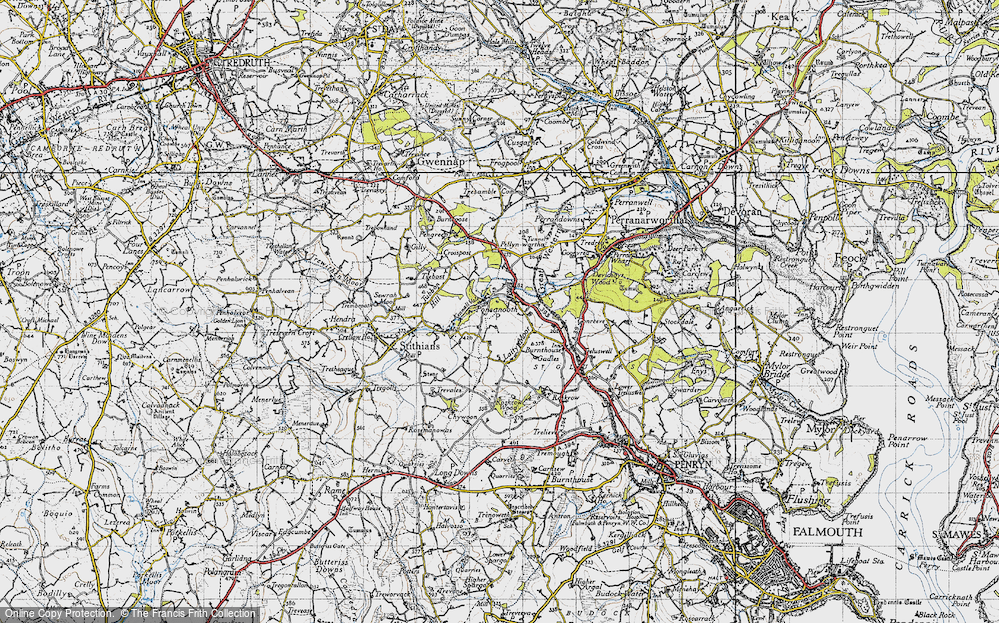 Old Map of Ponsanooth, 1946 in 1946