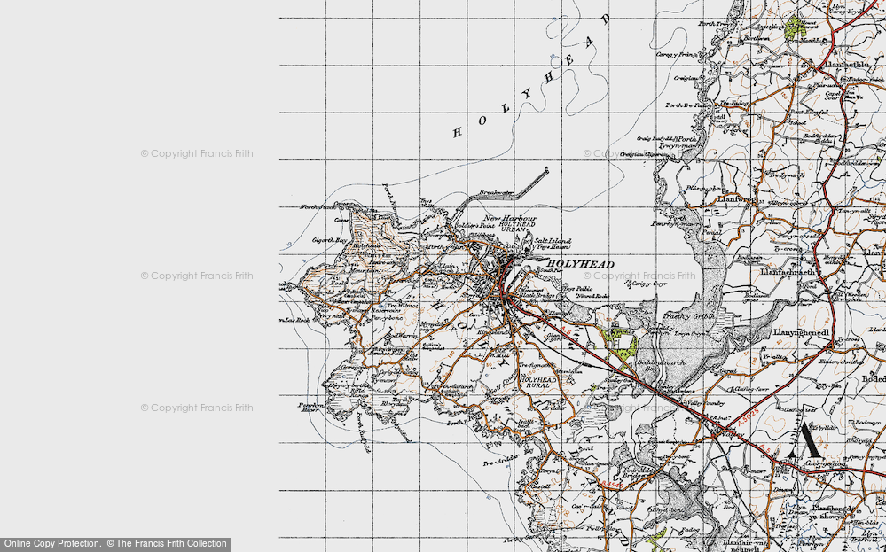 Old Map of Pont Hwfa, 1947 in 1947
