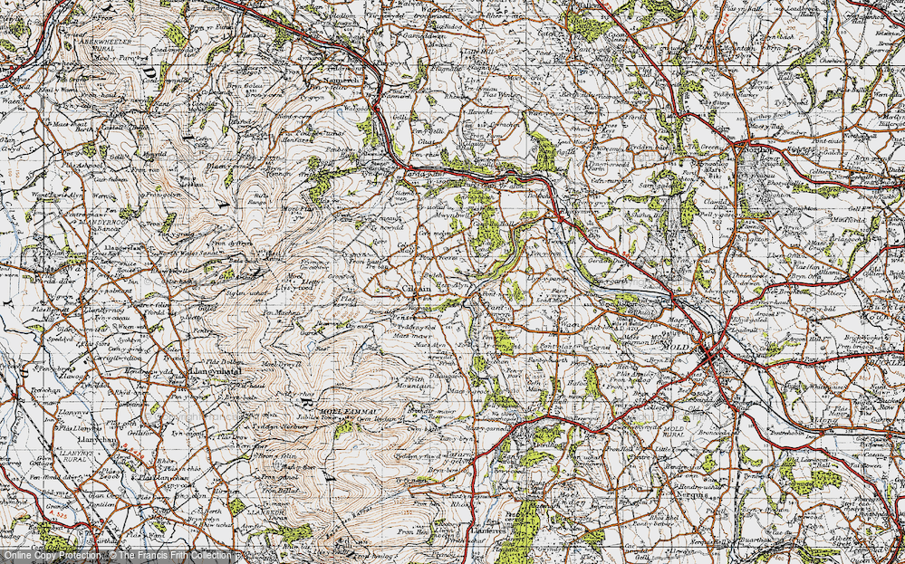 Old Map of Pont-newydd, 1947 in 1947