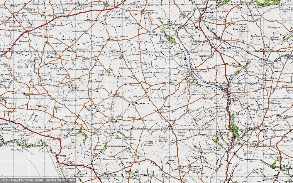 Old Map of Pont-yr-hafod, 1946 in 1946