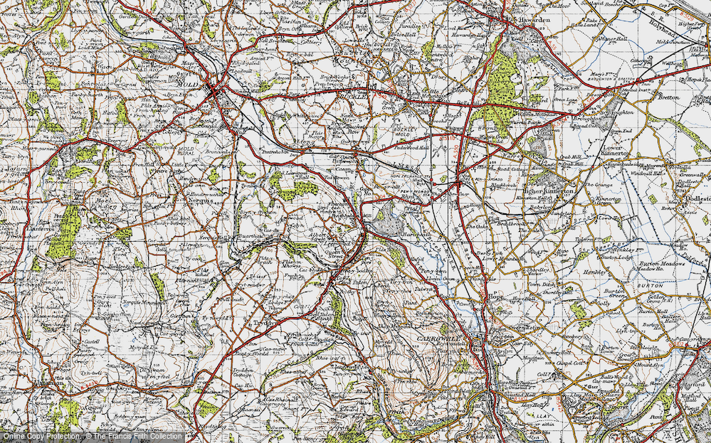 Old Map of Pontblyddyn, 1947 in 1947
