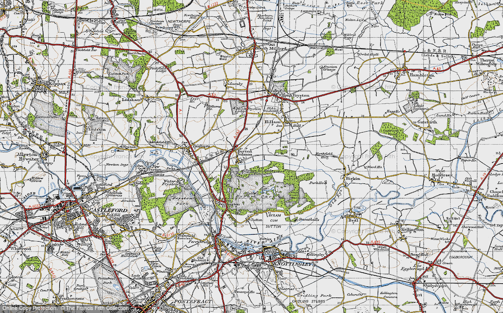 Old Map of Poole, 1947 in 1947