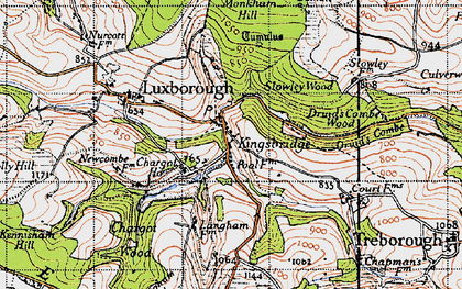 Old map of Pooltown in 1946