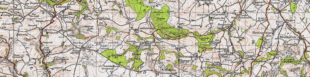 Old map of Pooltown in 1946