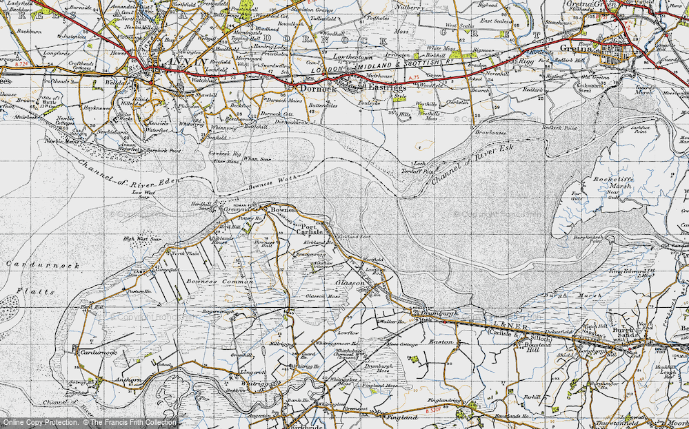Old Map of Port Carlisle, 1947 in 1947