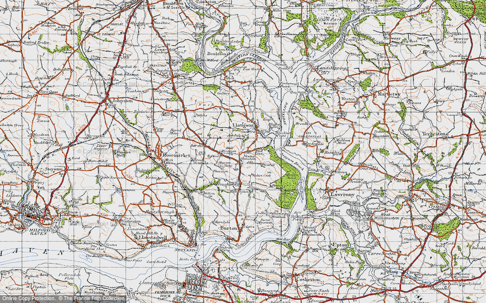 Old Map of Port Lion, 1946 in 1946
