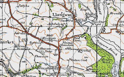 Old map of Port Lion in 1946