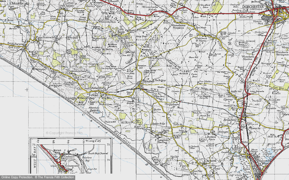 Old Map of Portesham, 1946 in 1946