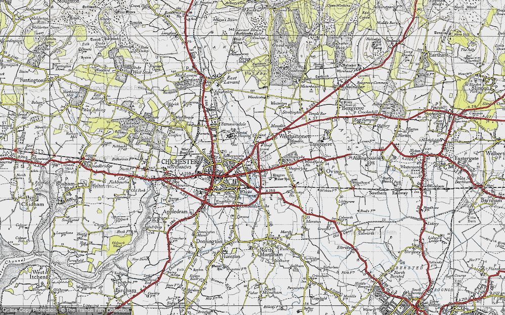 Old Map of Portfield, 1945 in 1945
