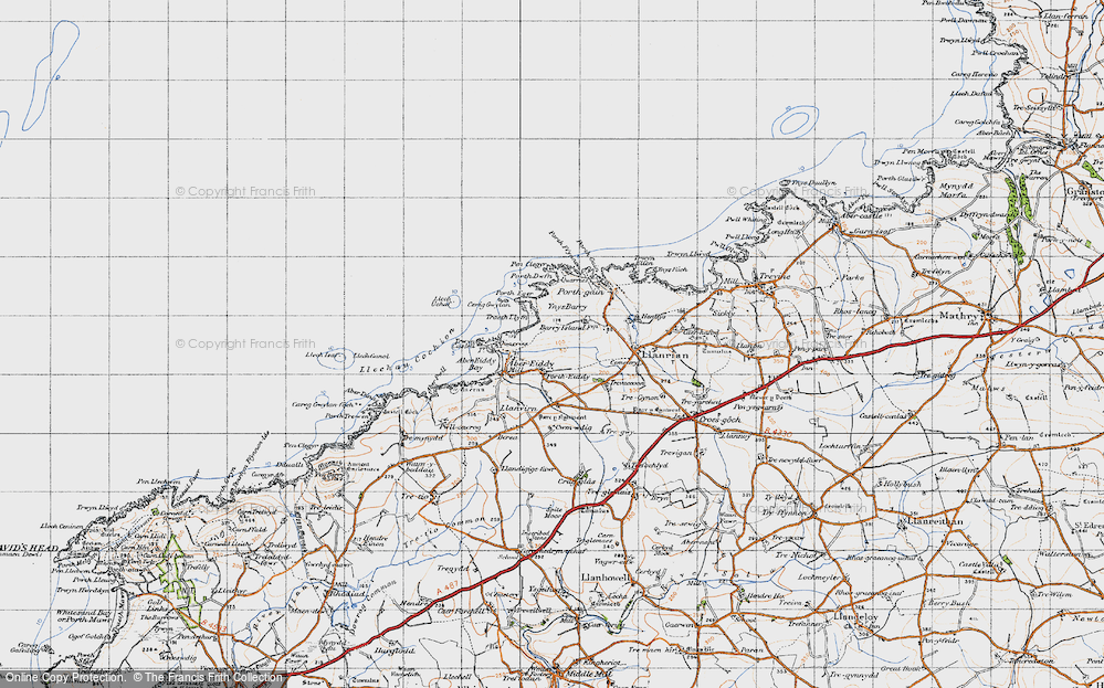 Old Map of Portheiddy, 1946 in 1946