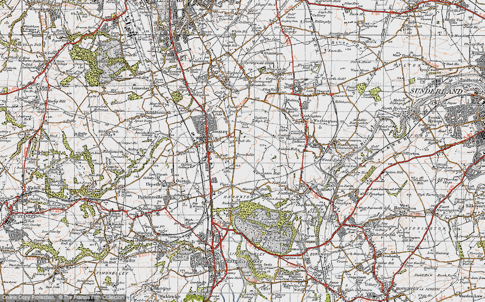 Old Map of Portobello, 1947 in 1947