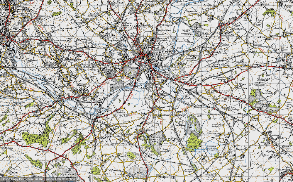 Old Map of Portobello, 1947 in 1947