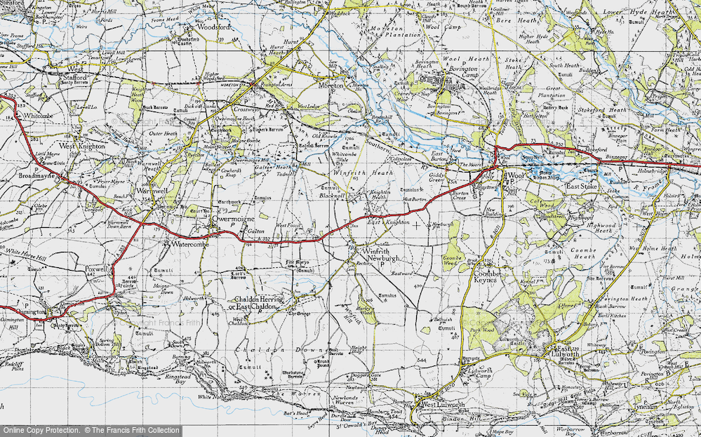 Old Map of Portway, 1946 in 1946