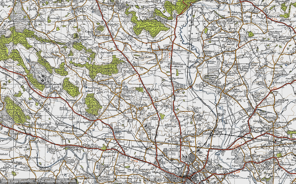 Old Map of Portway, 1947 in 1947