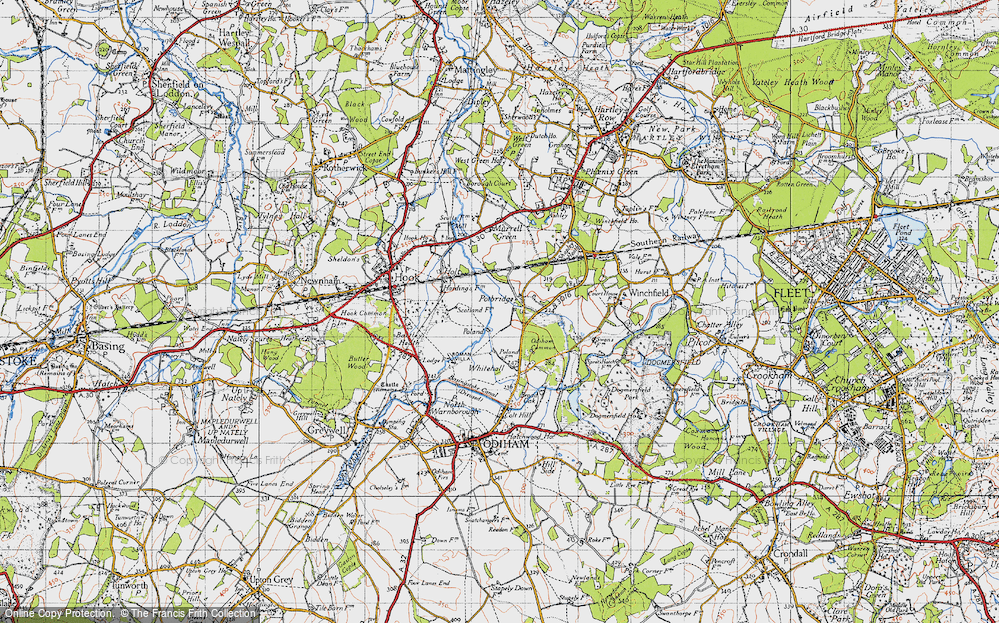 Old Map of Potbridge, 1940 in 1940