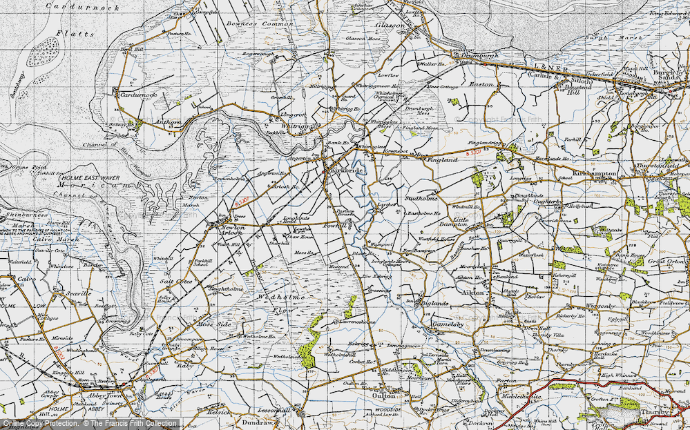 Old Map of Powhill, 1947 in 1947