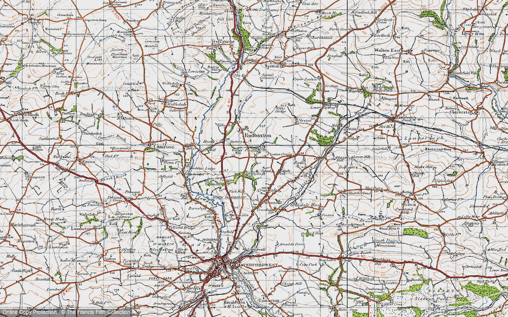Old Map of Poyston, 1946 in 1946