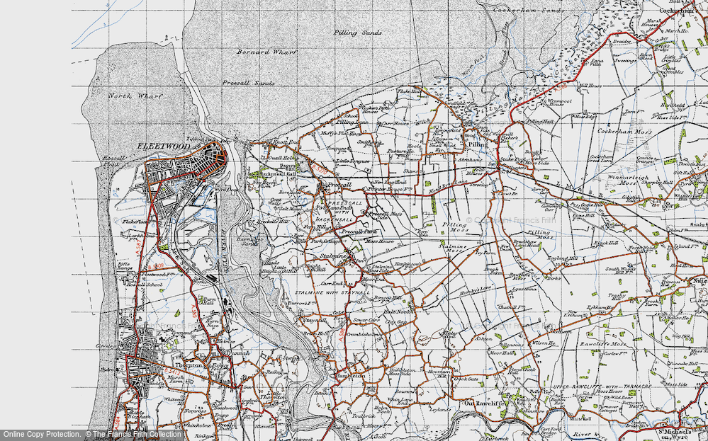 Old Map of Preesall Park, 1947 in 1947