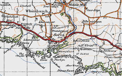 Old map of Prendergast in 1946