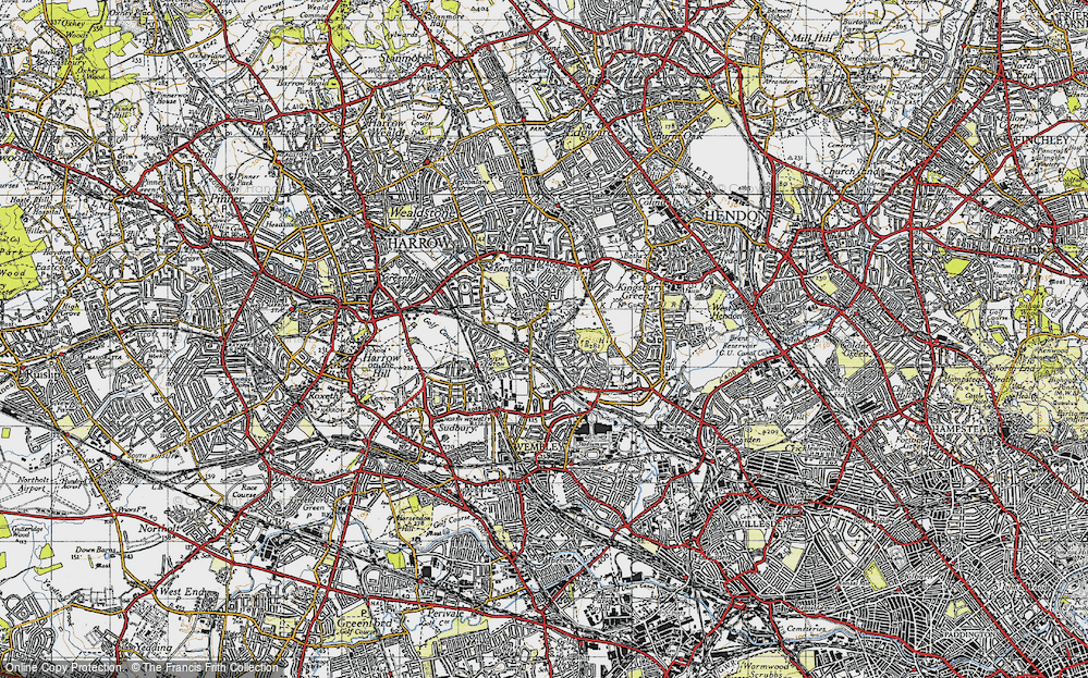Old Map of Preston, 1945 in 1945
