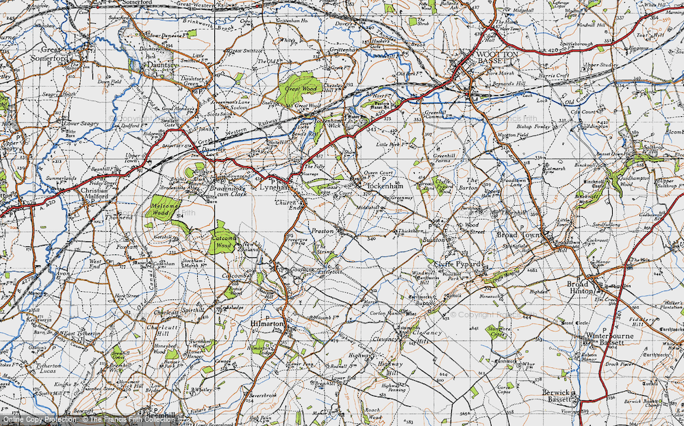 Old Map of Preston, 1947 in 1947