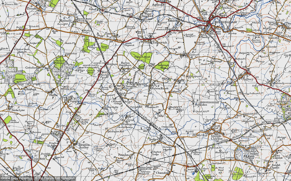 Old Maps of Preston Bissett, Buckinghamshire - Francis Frith