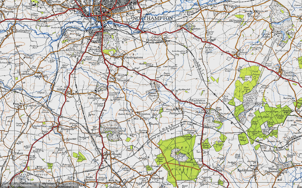 Old Map of Preston Deanery, 1946 in 1946