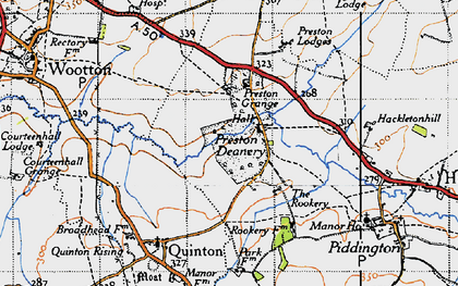 Old map of Preston Deanery in 1946