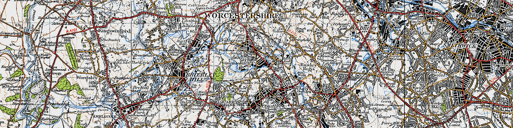 Old map of Primrose Hill in 1946