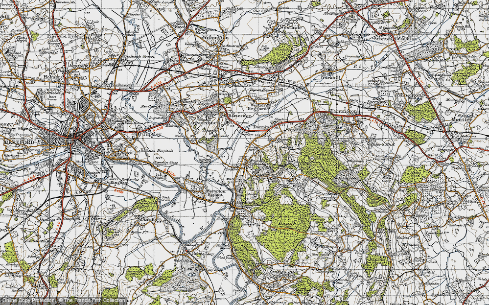 Old Map of Prior's Frome, 1947 in 1947