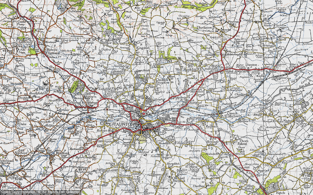 Old Map of Priorswood, 1946 in 1946