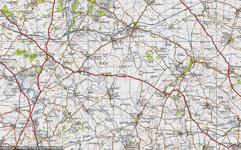 Old Map of Priory Hall, 1946 in 1946