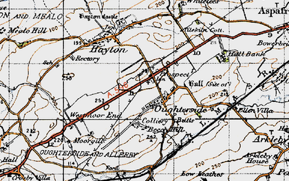 Old map of Prospect in 1947